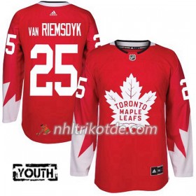 Toronto Maple Leafs Trikot James Van Riemsdyk 25 Adidas 2017-2018 Rot Alternate Authentic - Kinder
